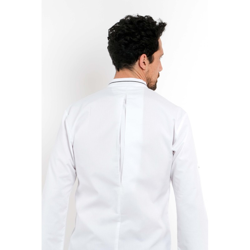 Veste de cuisine blanche - Nid Abeille - CHICAGO